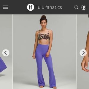 Lululemon Groove Pants Indigo - Size 8